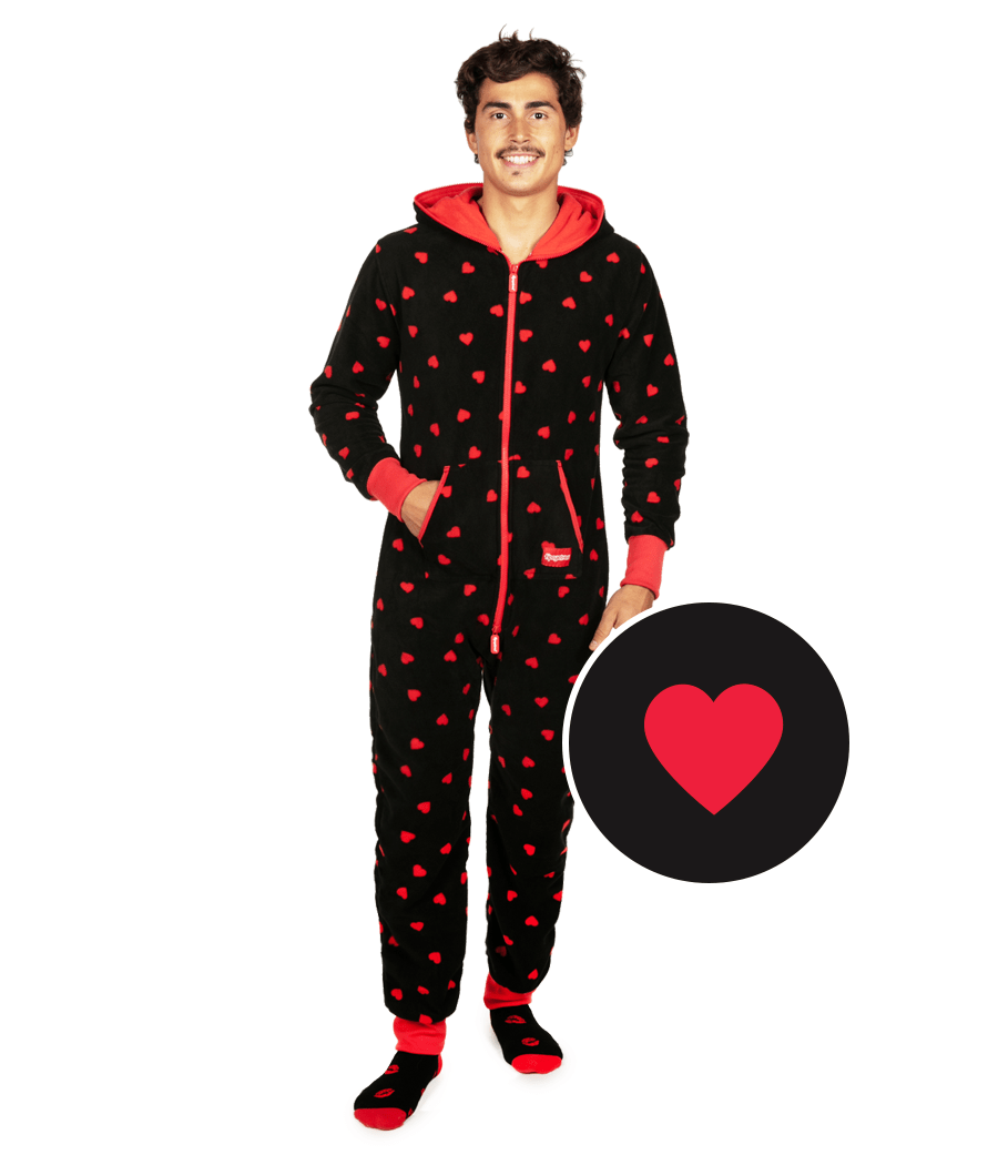 Men's Hearts on Fire Jumpsuit