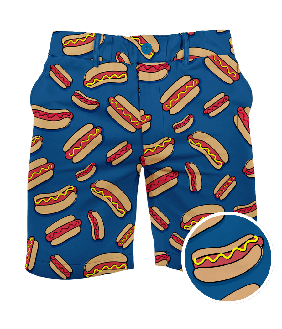 Hot Dog Golf Shorts: Men's Golf Outfits Tipsy Elves