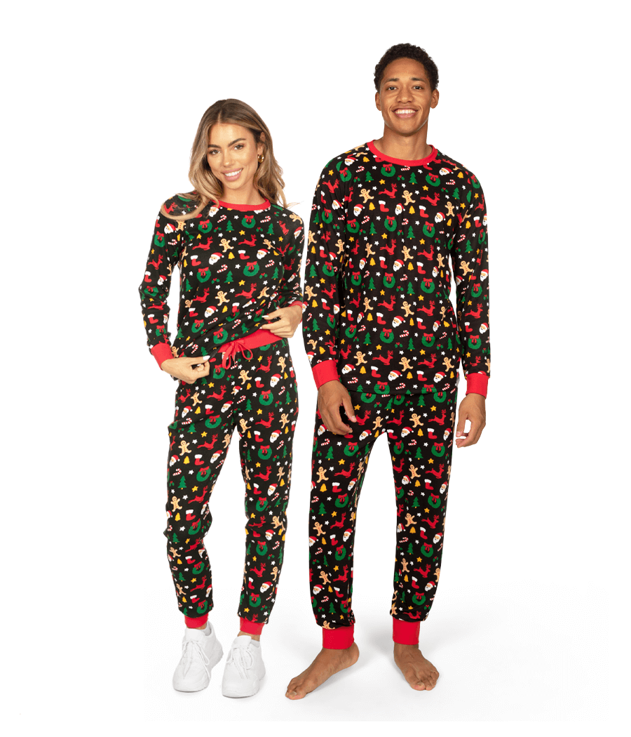 Matching Cookie Cutter Couples Pajamas Primary Image