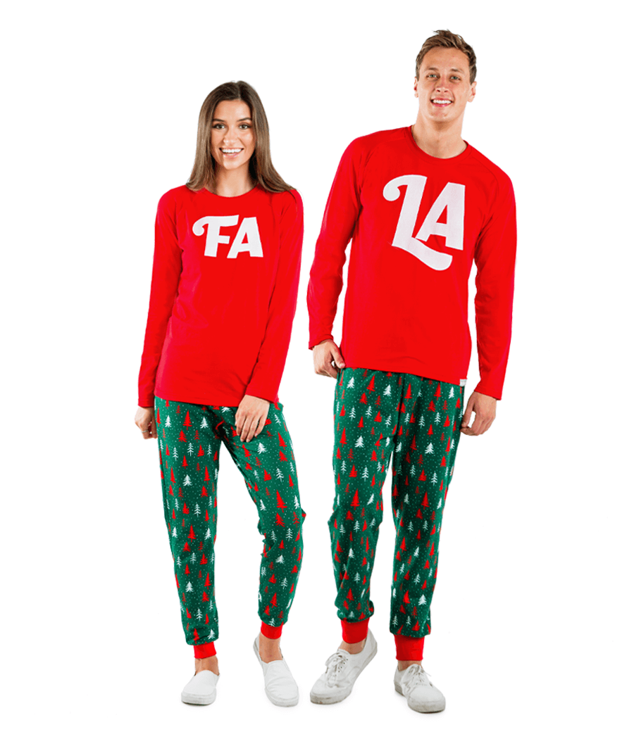 Fa La La Couples Pajamas Image 2