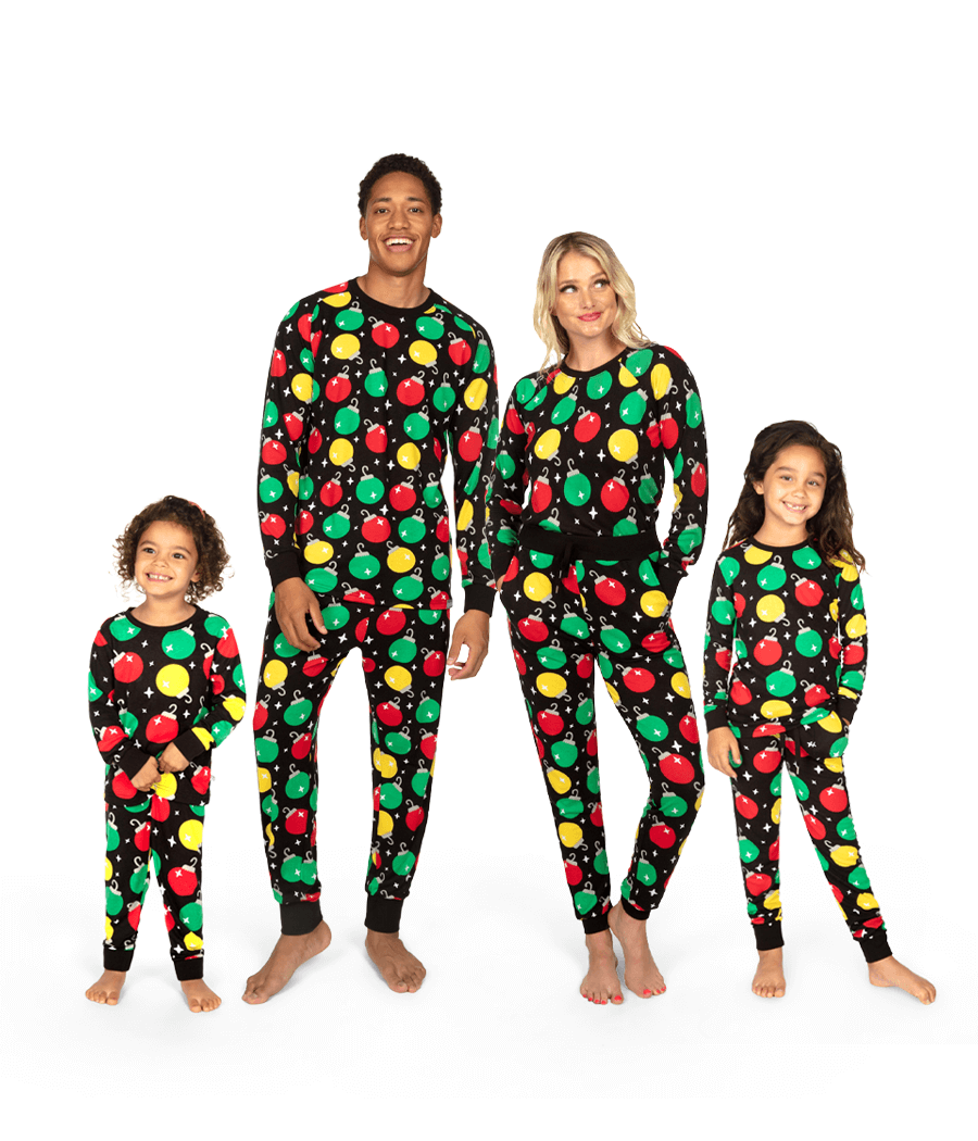 Matching Ornament Family Pajamas