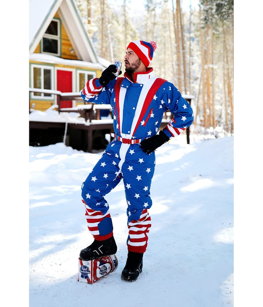 American Flag Ski Suit Tipsy Elves