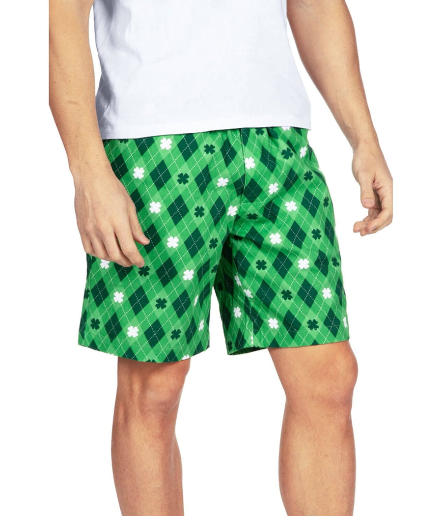 Men's Argyle Clover Shorts