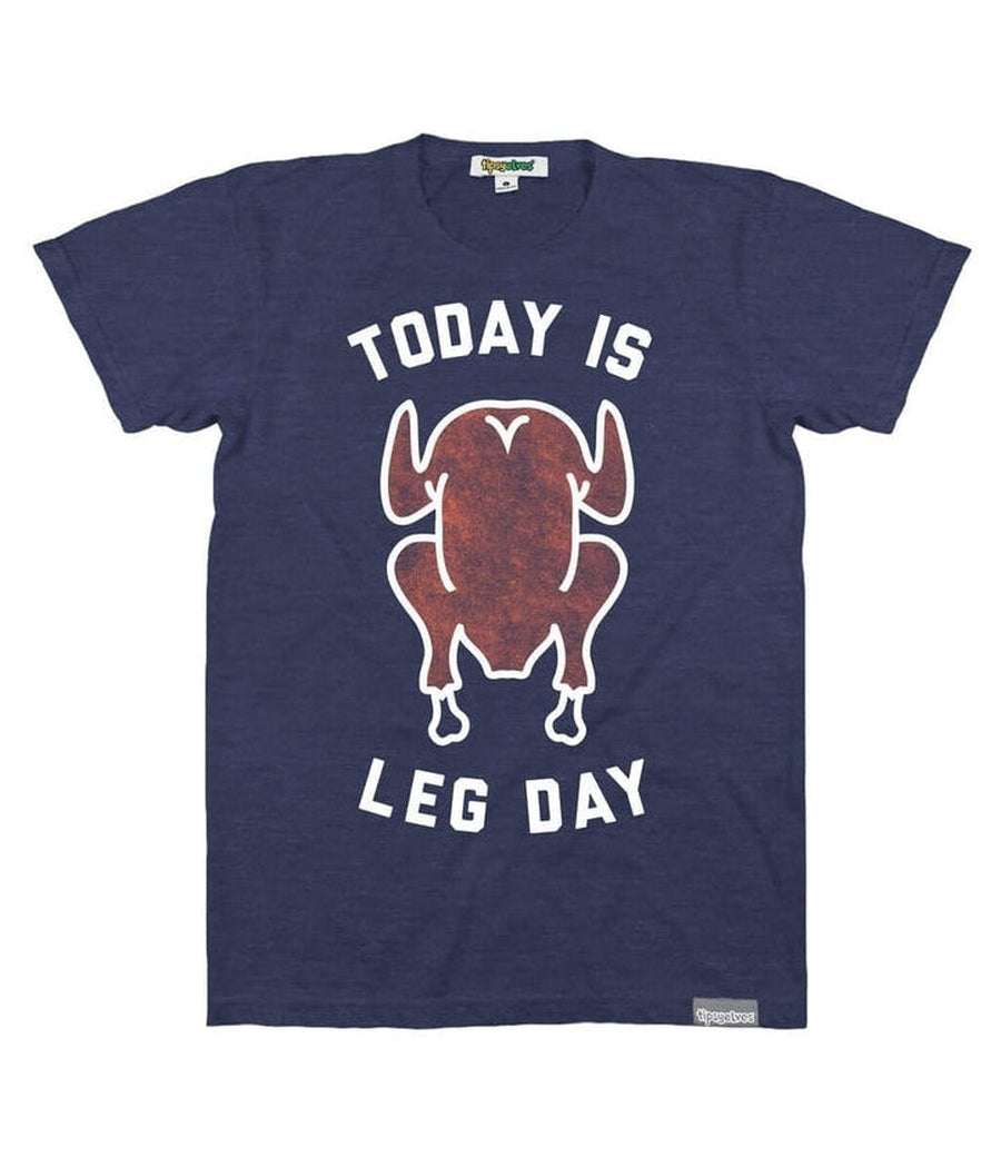 Men's Today is Leg Day Tee (Navy) Primary Image