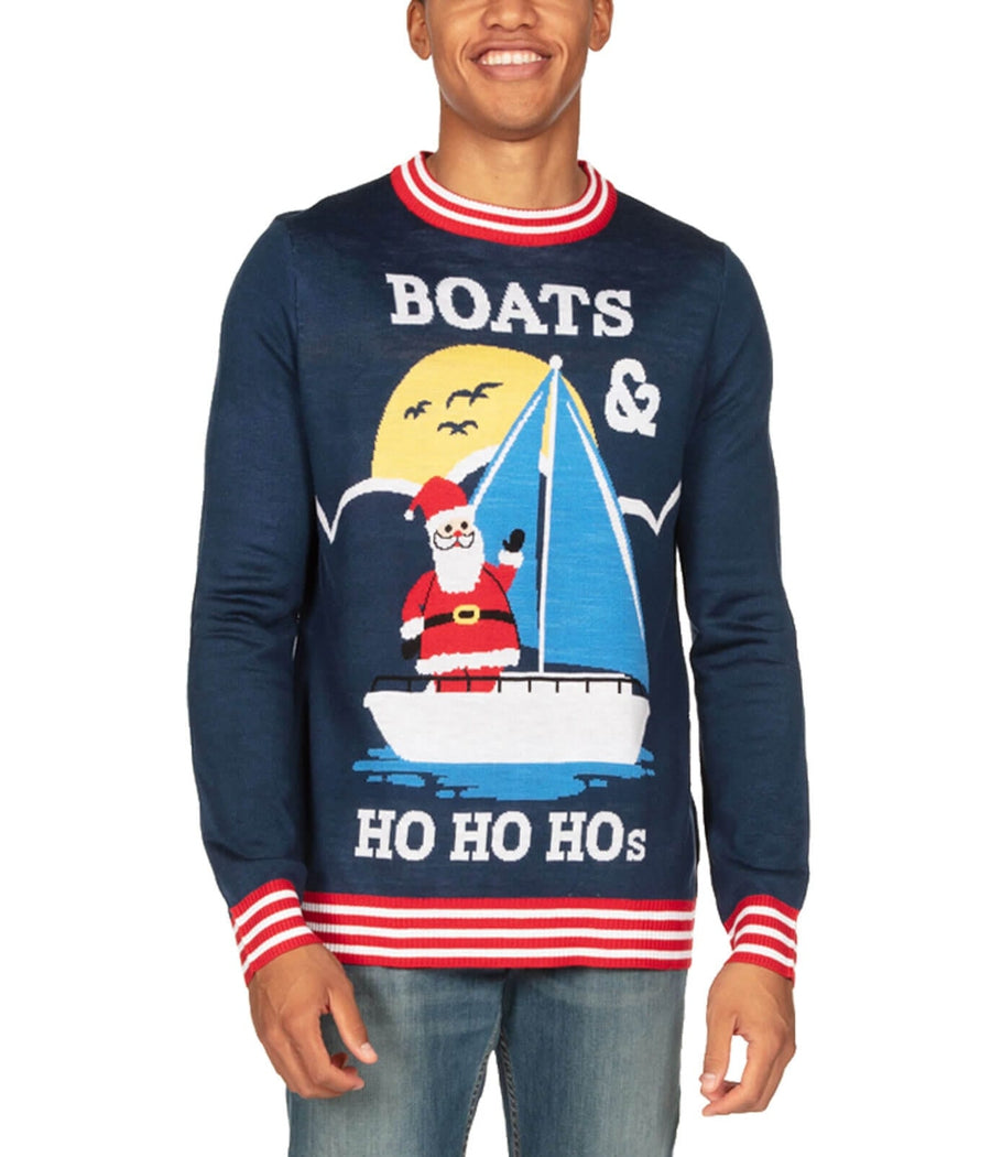 tactiek trimmen Realistisch Boats & Ho Ho Hos Ugly Christmas Sweater: Men's Christmas Outfits | Tipsy  Elves