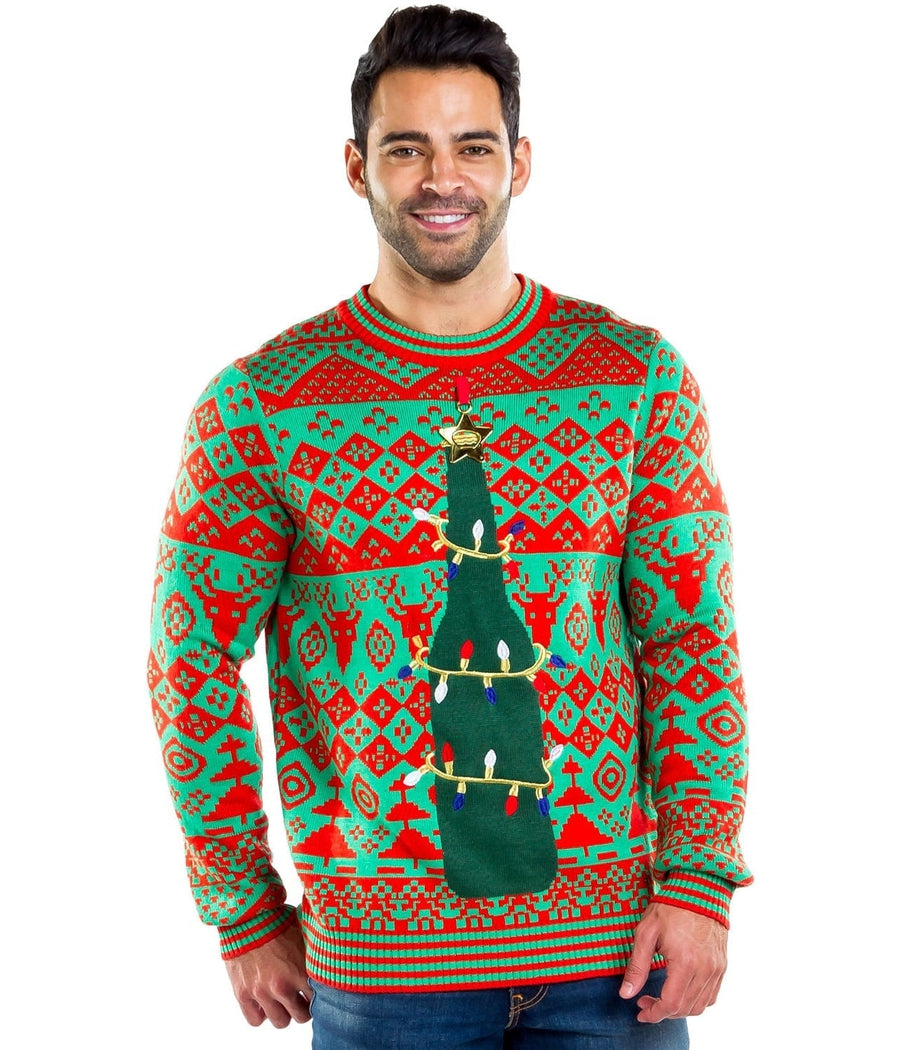 Men's Bottle Opener Ugly Christmas Sweater