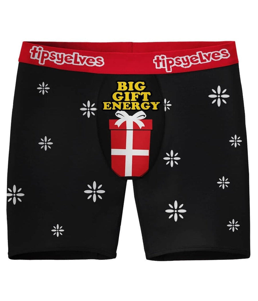 Big Gift Energy Boxer Briefs: Men's Christmas Outfits