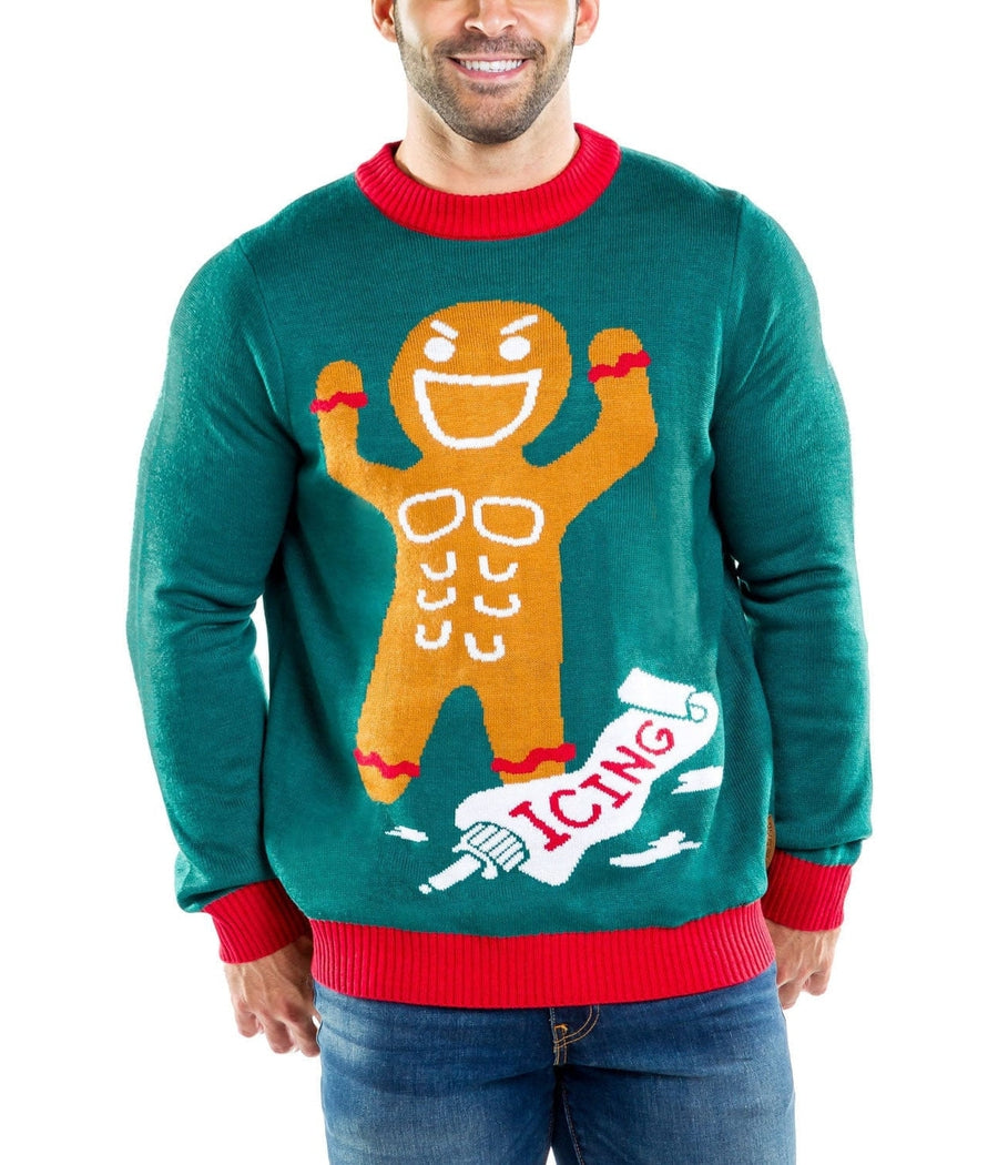 Men's Ginger Roid Rage Ugly Christmas Sweater Tipsy Elves