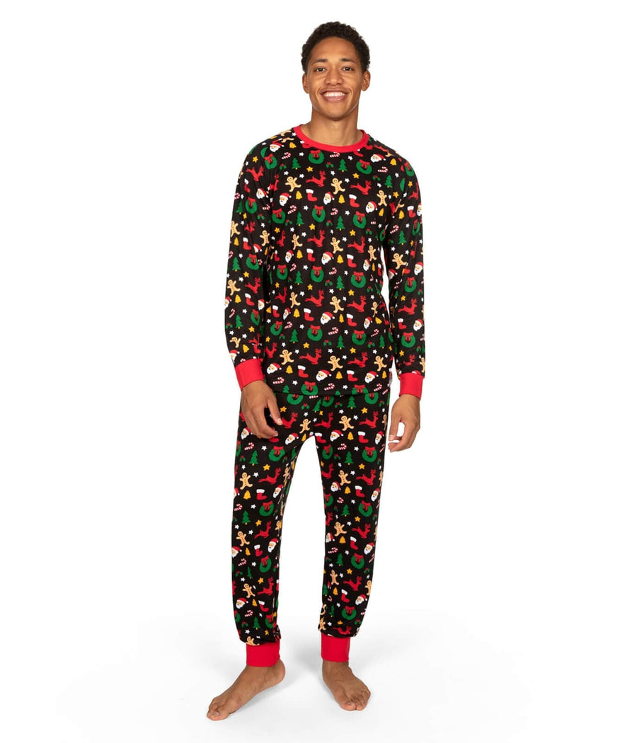 Mens Xmas Fleece Pyjamas Pajama Sets Avon Christmas Pyjamas Guys