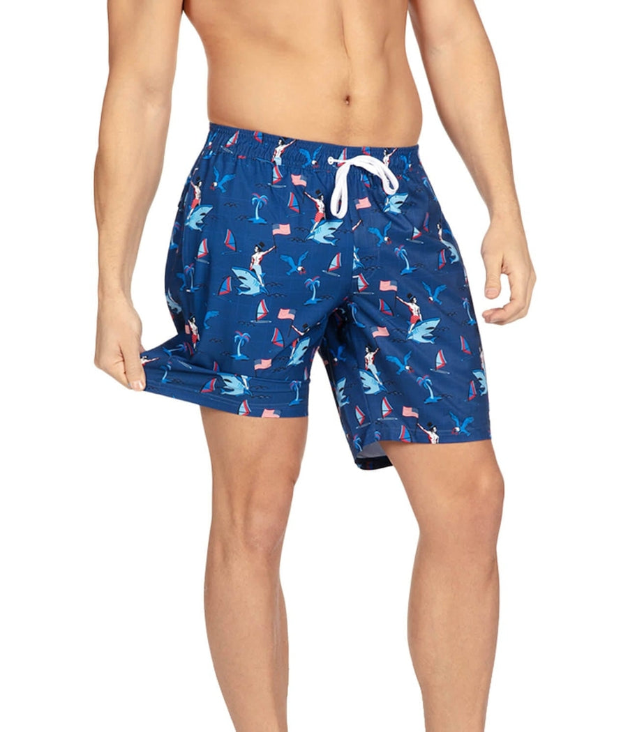 Fin Riding Founder Stretch Swim Trunks