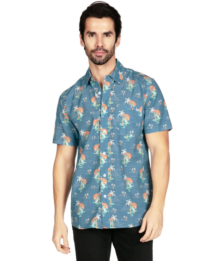 Men's Gator Flavor Hawaiian Shirt Image 2