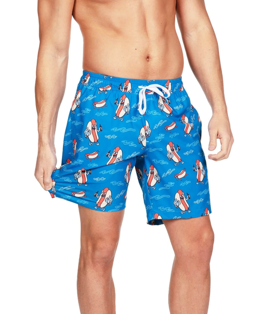 Hot Dog Diver Stretch Swim Trunks - 7.5" Inseam Image 2