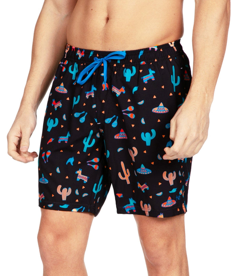 Midnight Fiesta Stretch Swim Trunks - 7.5" Inseam Image 2