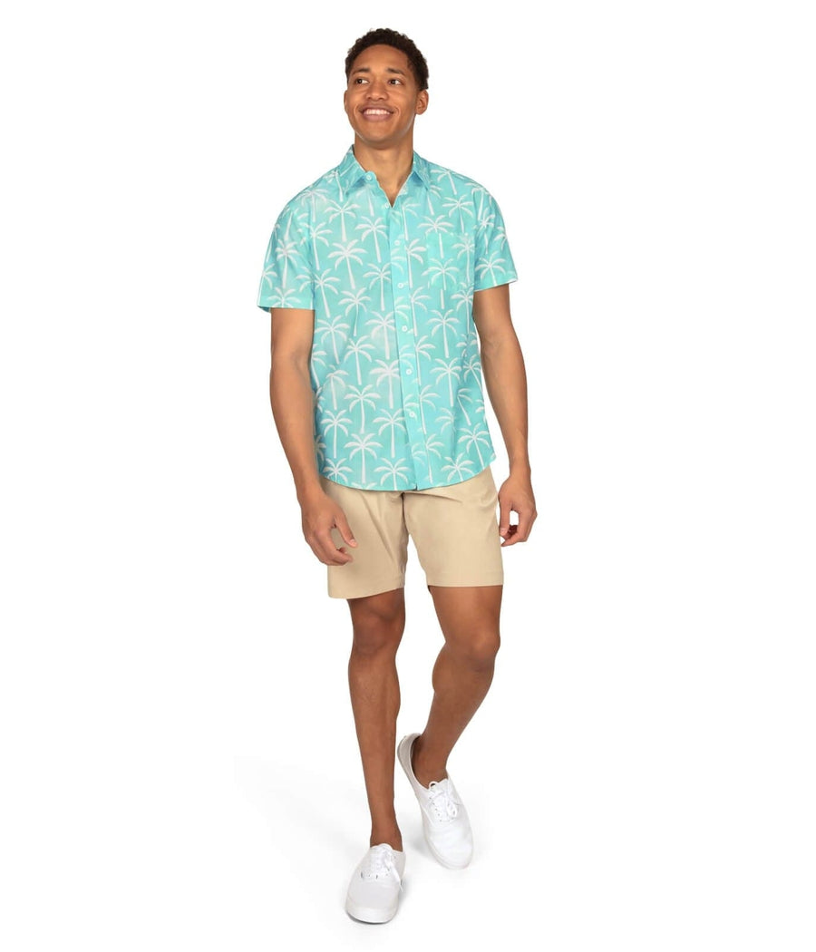Men's Paradise Palm Hawaiian Shirt Image 3