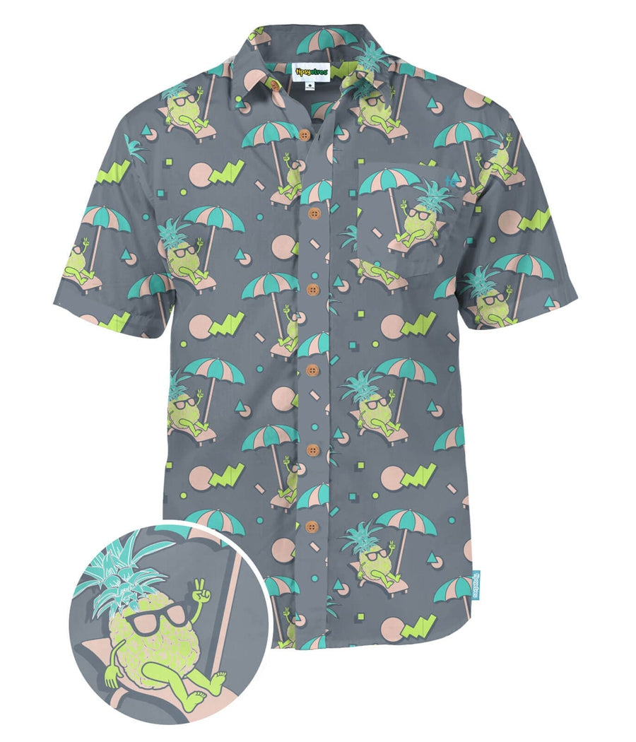 Men's Peace Out Pineapple Hawaiian Shirt