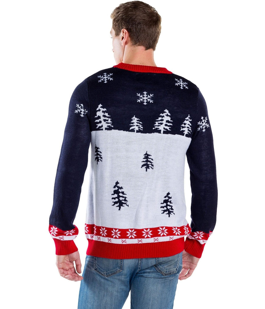 Men's Yellow Snow Ugly Christmas Sweater