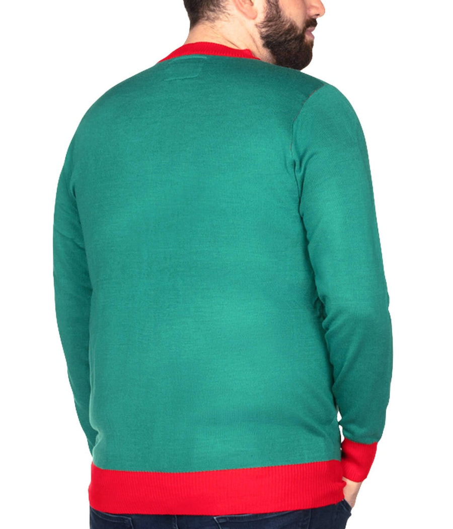 Men's Santa's Coming Big and Tall Ugly Christmas Sweater Image 3