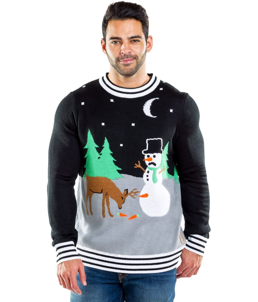 Men's Carrot Trail Nightmare Ugly Christmas Sweater Image 3