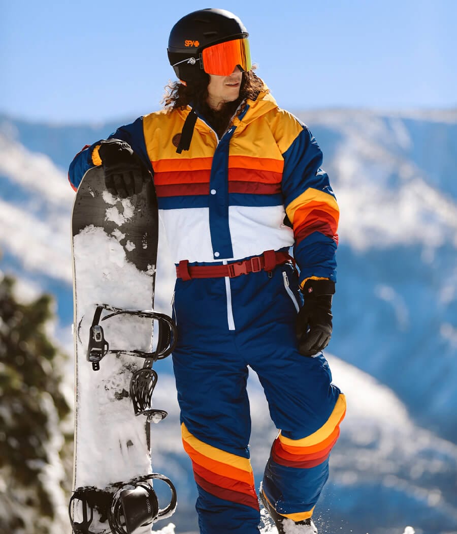 Vintage Freestyle Snow Suit: Men's Ski Snowboard Apparel Tipsy