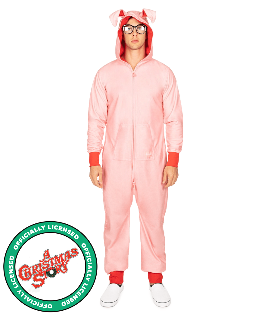 Christmas Story Bunny Jumpsuit Men s Christmas Outfits Tipsy Elves