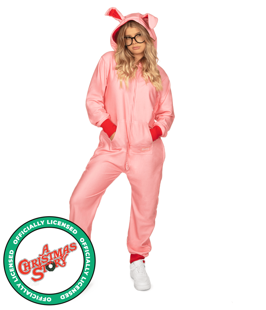 Women's Christmas Story Bunny Jumpsuit