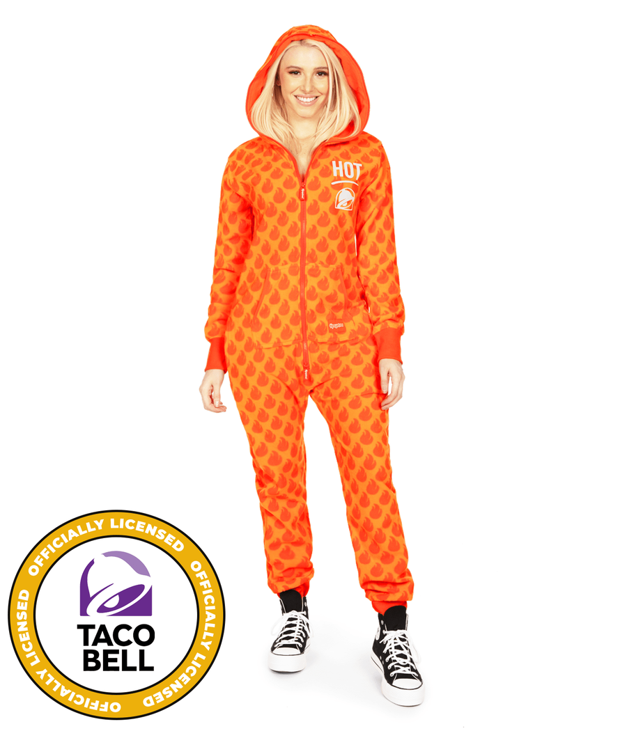 Taco Bell Hot Sauce Women's Jumpsuit Tipsy Elves