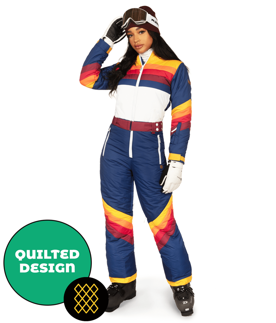 Vintage Freestyle Snow Suit Women s Ski Snowboard Apparel