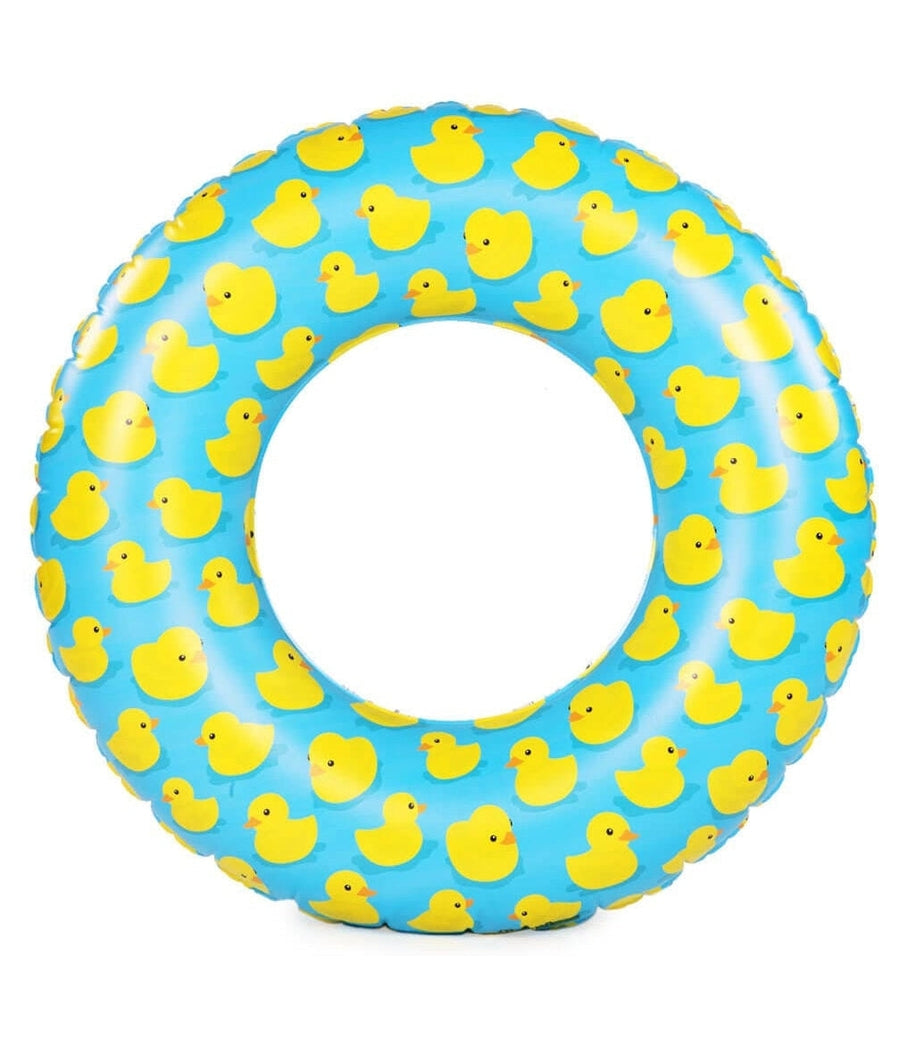 Rubber Ducky Pool Float | Blue | Tipsy Elves