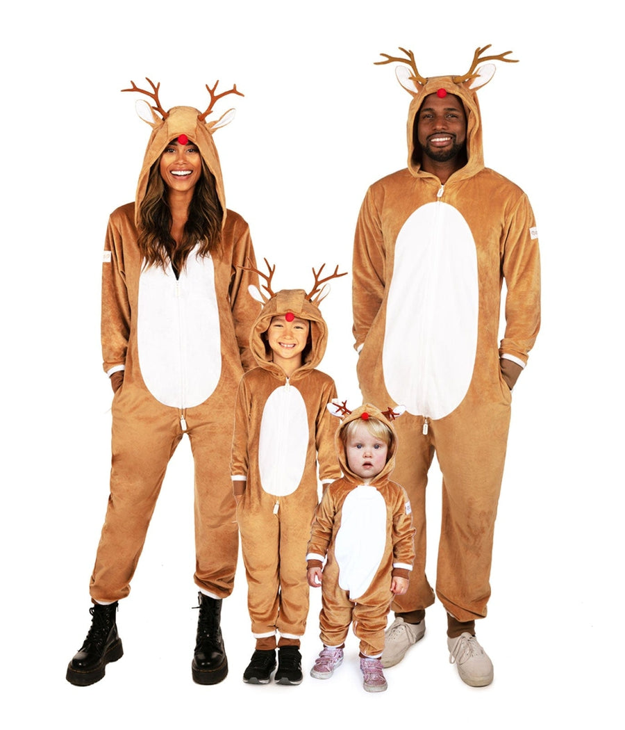 Matching Rudolph Family Jumpsuits