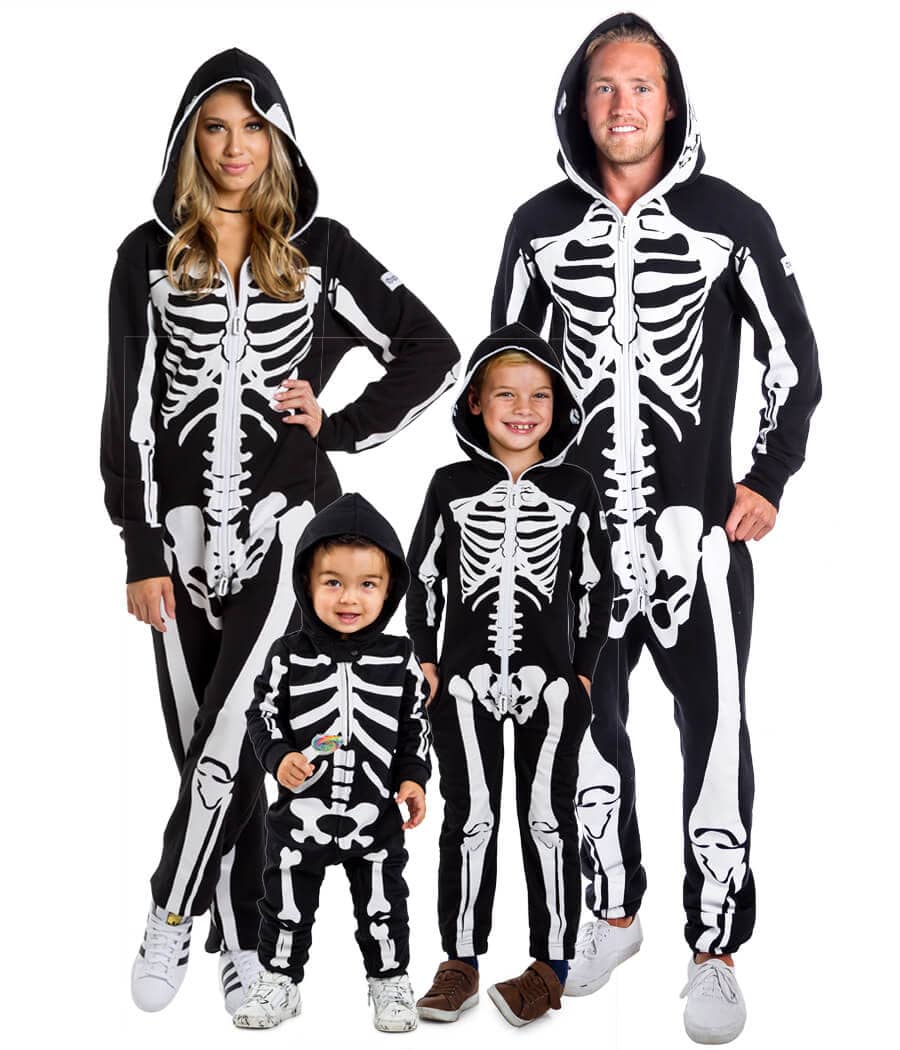 Matching Skeleton Family Costumes