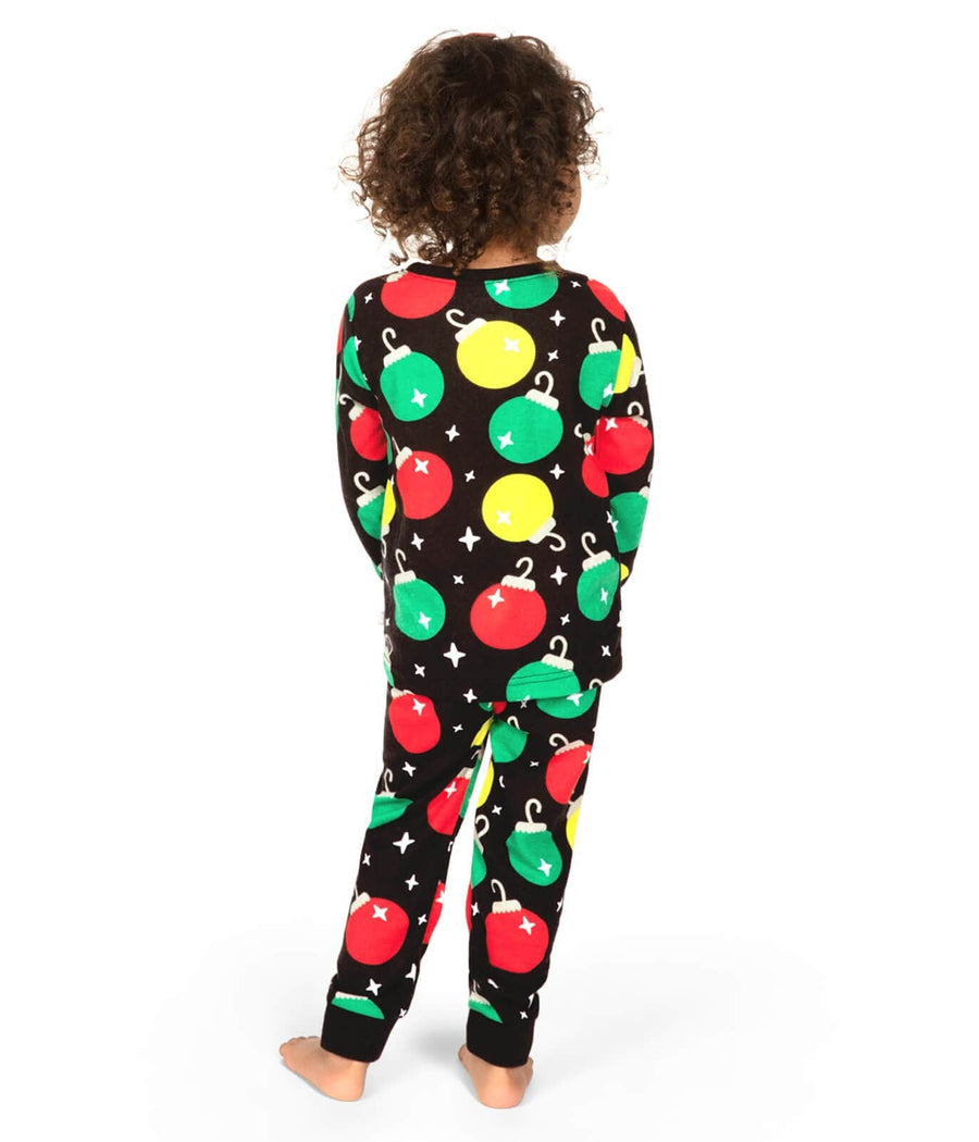 Toddler Girl's Ornaments Pajama Set Image 3