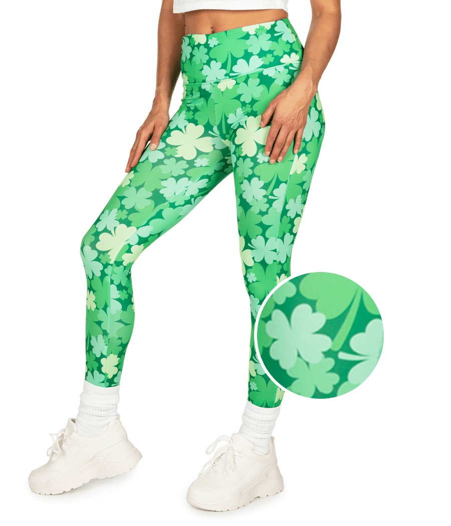 Shamrock Leggings Yorkie Leggings Lularoe Green Flare Leggings