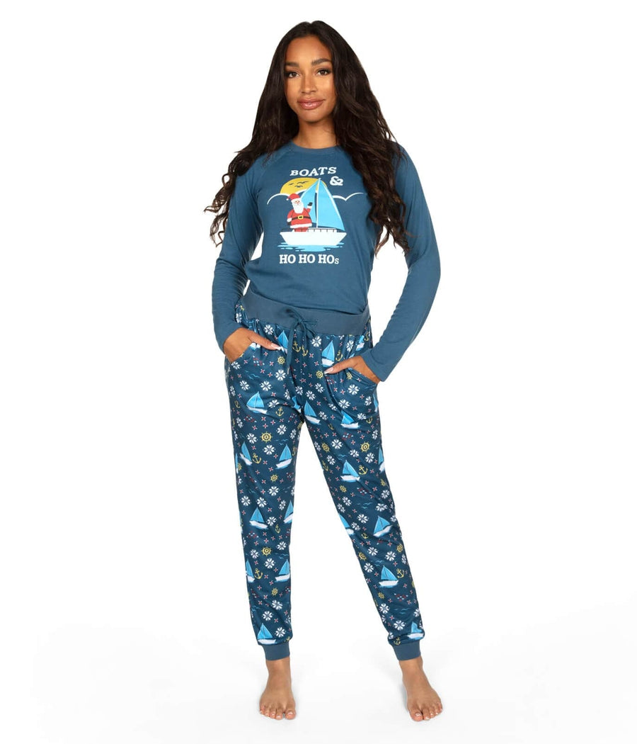Women's Boats & Ho Ho Hos Pajama Set