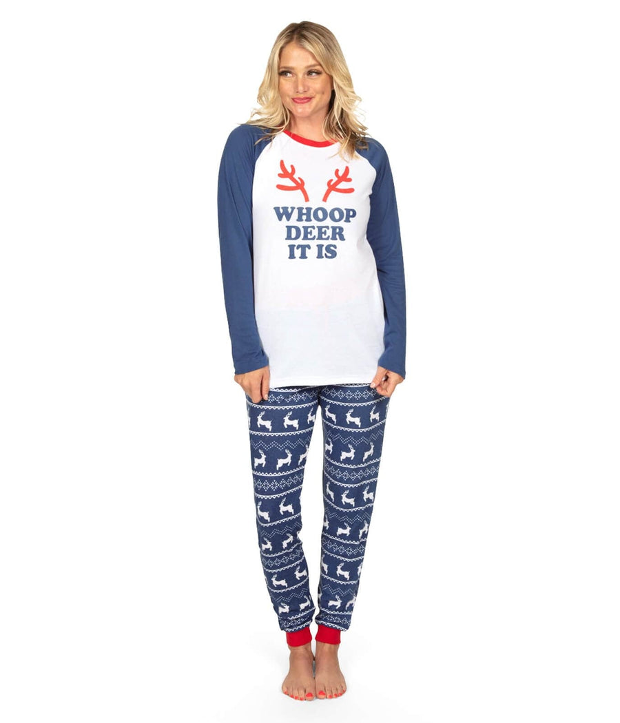 Women's Whoop Deer It Is Pajama Set