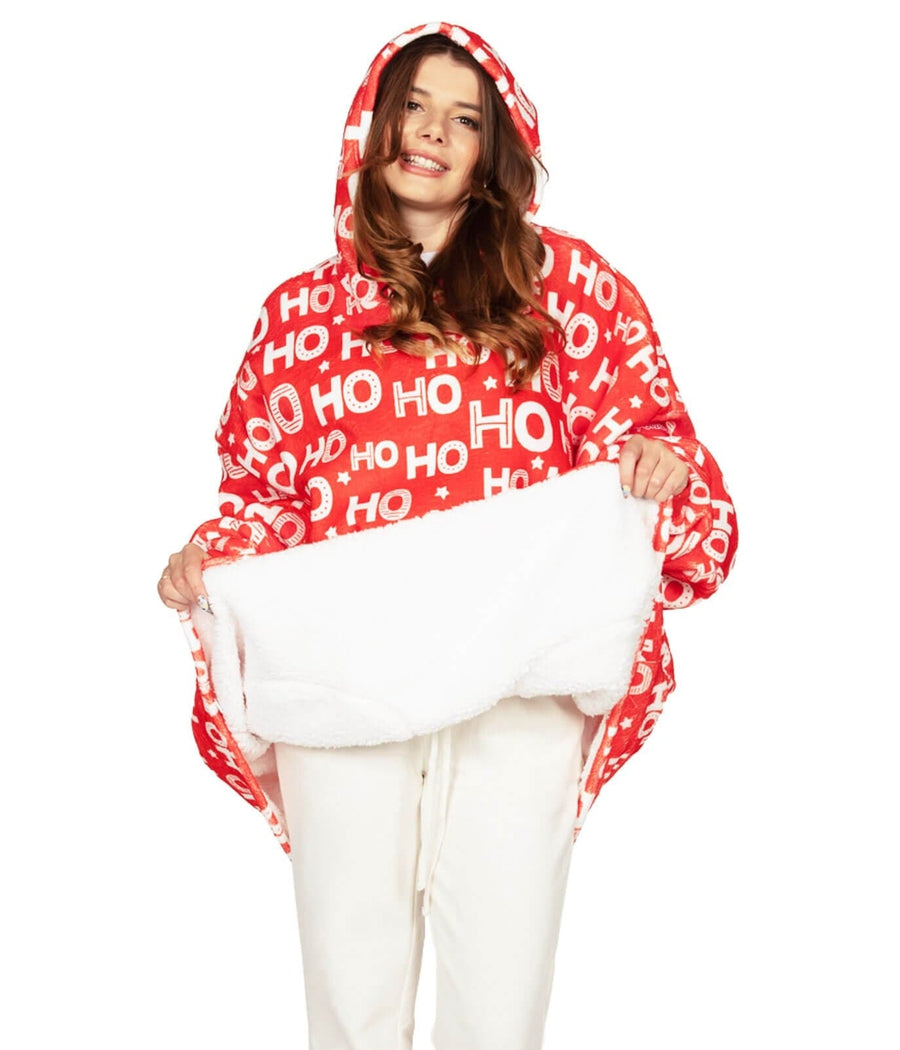 Ho Ho Ho Blanket Hoodie Image 2