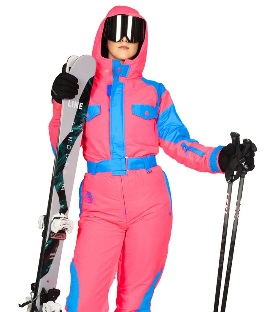 Women's Neon Bunny Snow Suit Image 3
