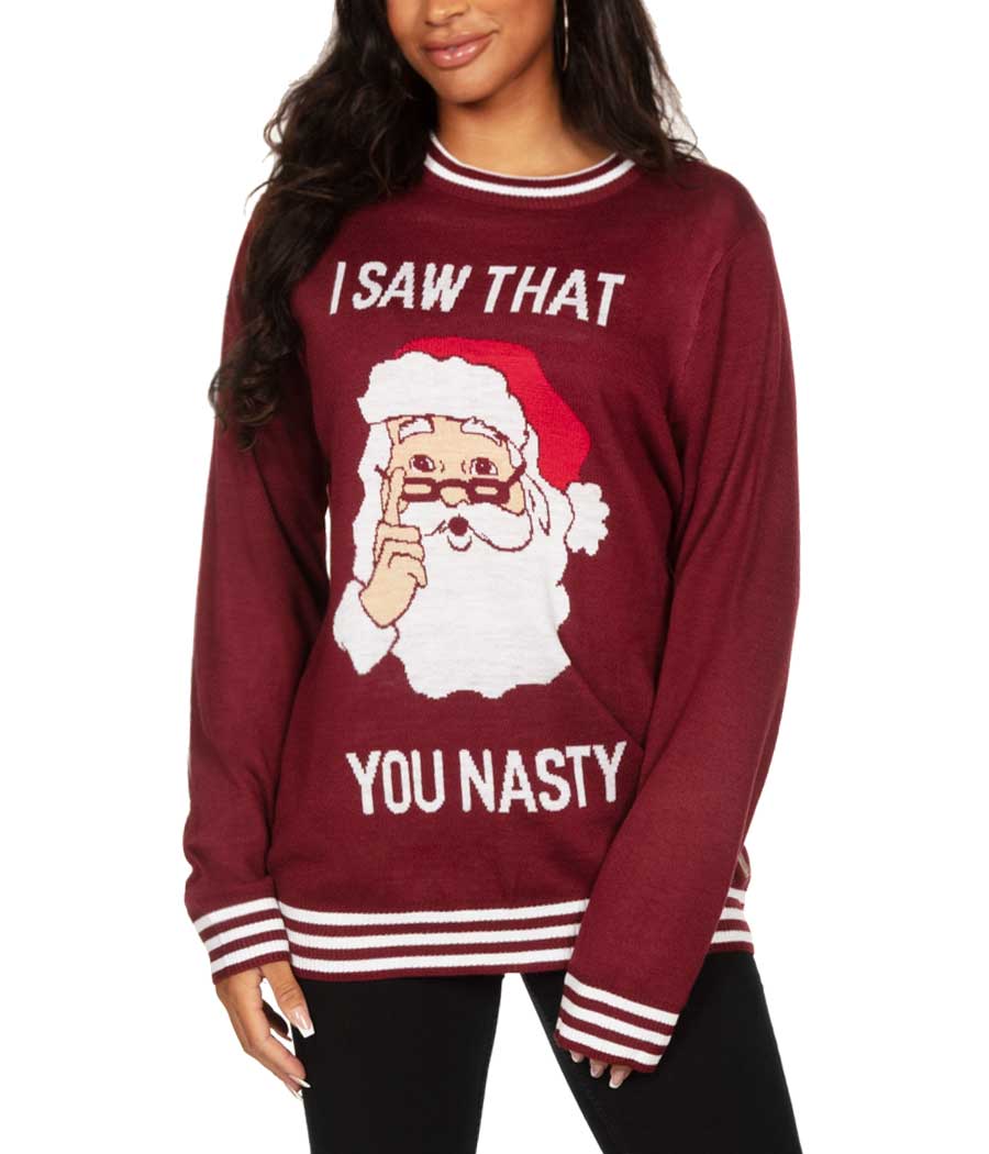 You Nasty Oversized Christmas Sweater Women s Christmas Outfits you-nasty-oversized-christmas-sweater-women-s-christmas-outfits