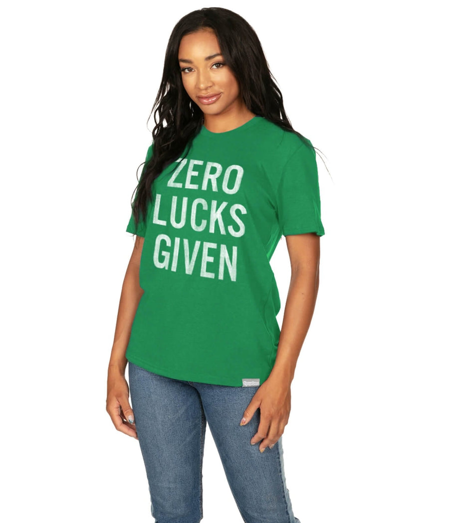 Women's Zero Lucks Given Oversized Boyfriend Tee