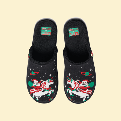 mens christmas slippers