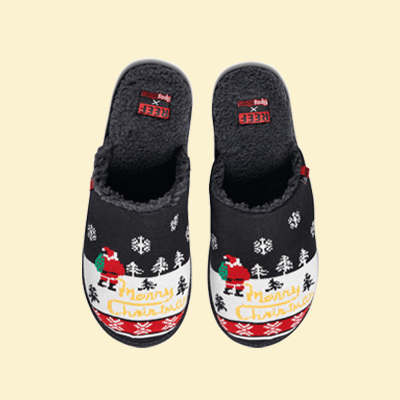mens novelty christmas slippers