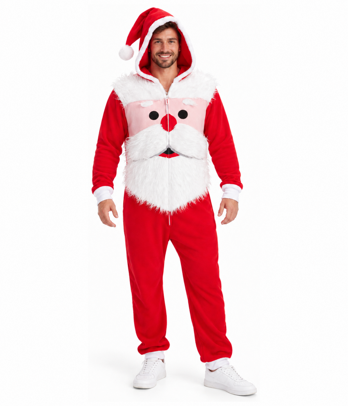 Men's Santa's Close Up Jumpsuit