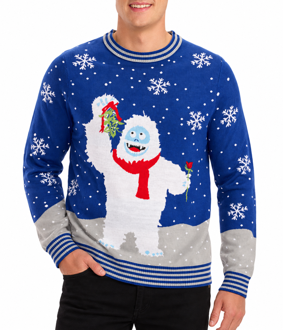 Men's Romantic Bumble Ugly Christmas Sweater