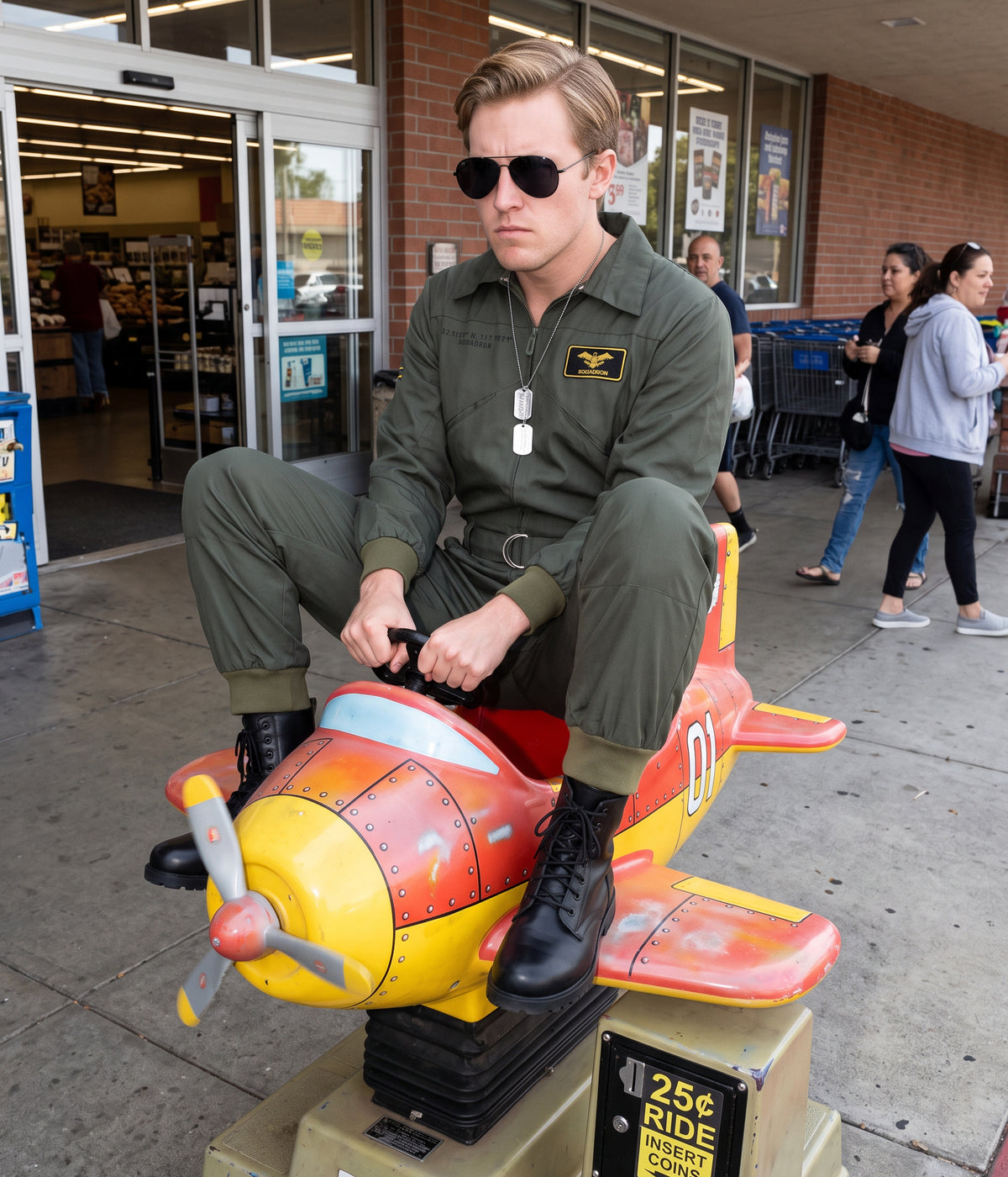 Men's Pilot Costume Image 2