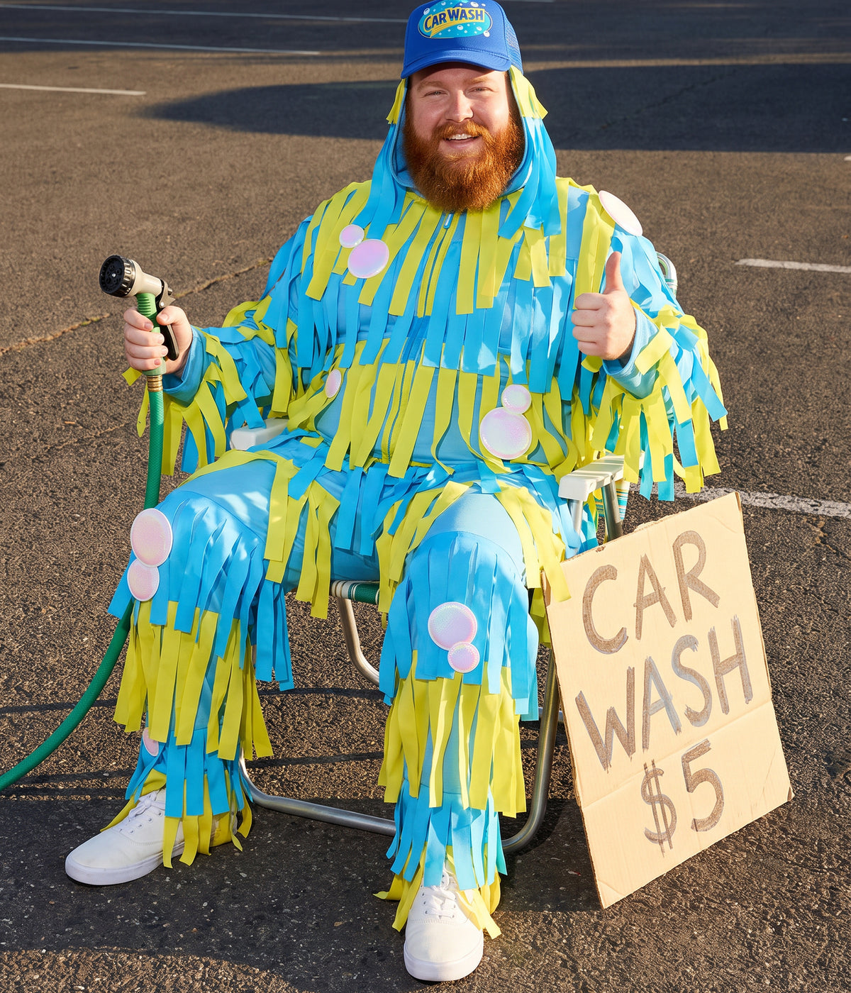 Men's Car Wash Costume Image 2