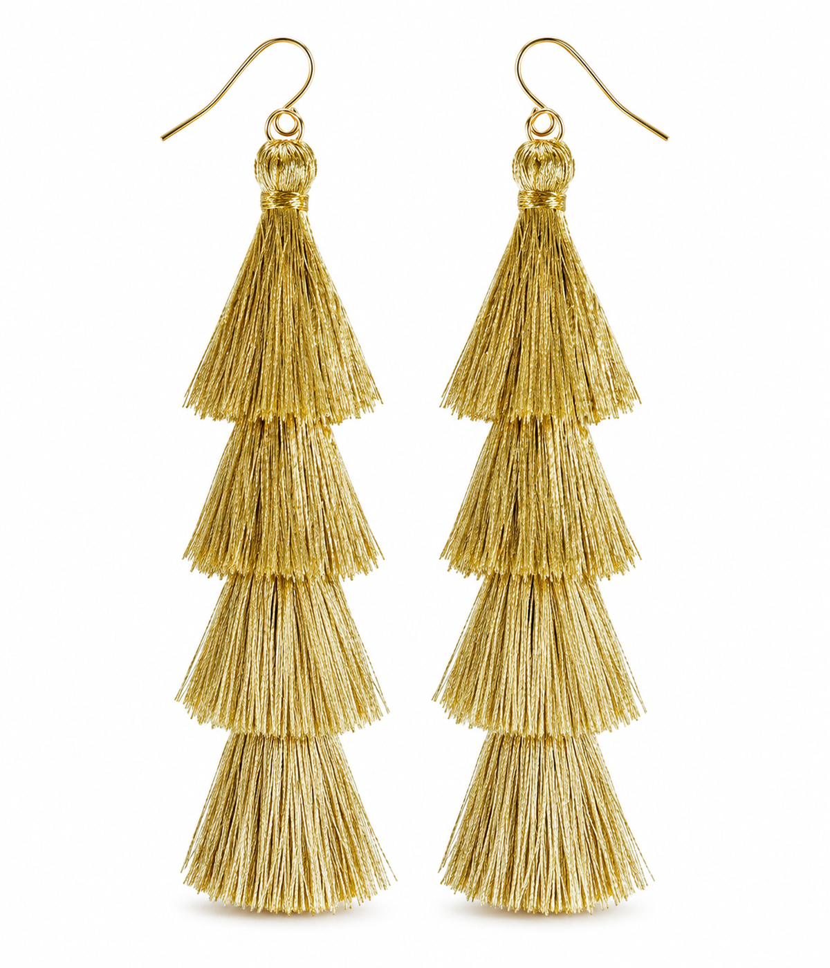 Gold Tassel Earrings