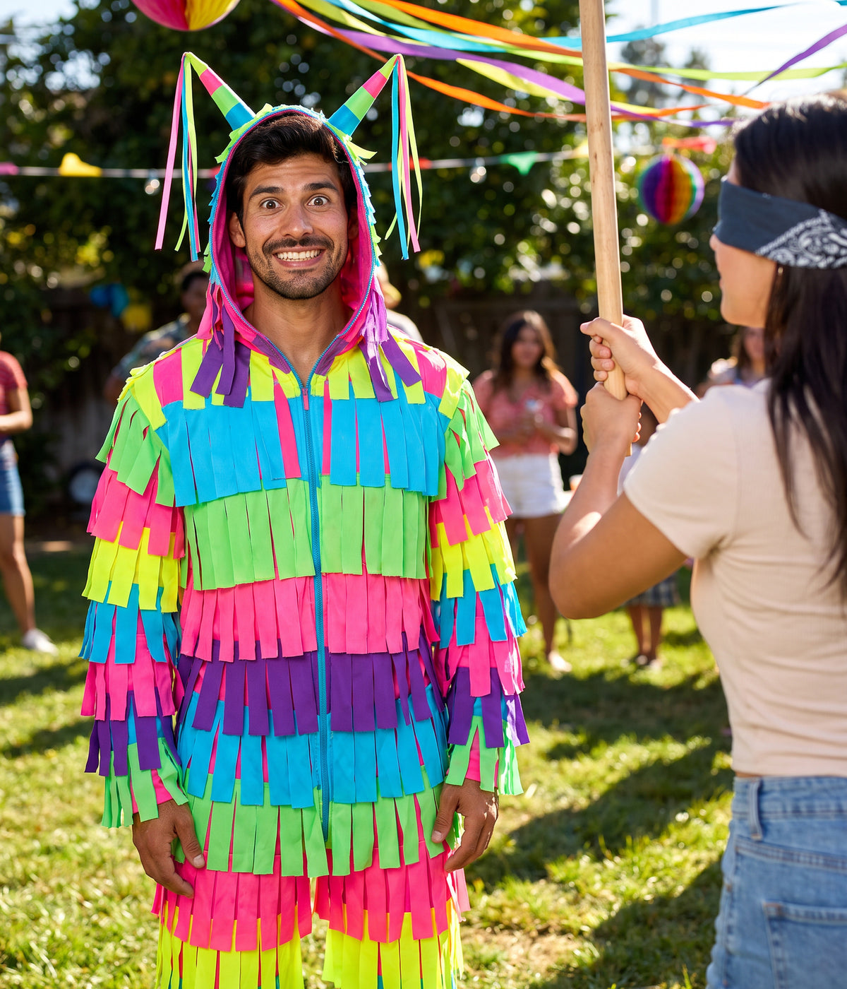 Men's Piñata Costume Image 2