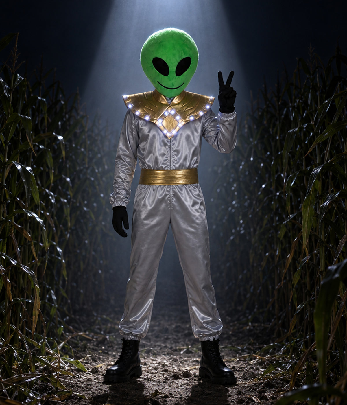 Men's Light Up Alien Costume