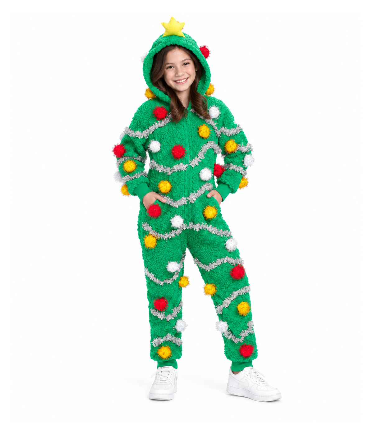 Girl's Oh Christmas Tree Jumpsuit