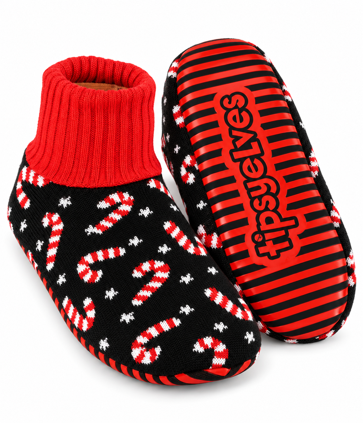 Candy Cane Lane Slipper Socks