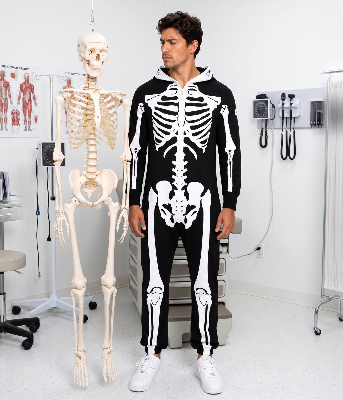 Men's Skeleton Costume